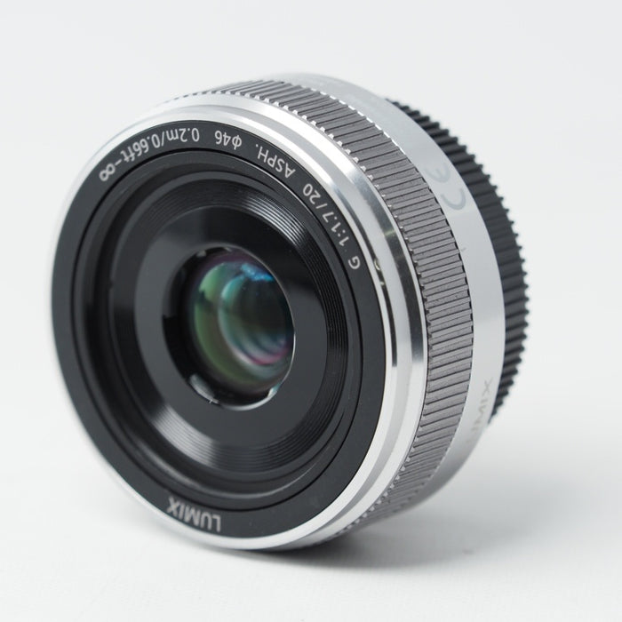 Panasonic LUMIX G 20mm/F1.7 II ASPH. シルバー H-H020A-S マイクロフォーサーズ #15427