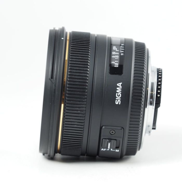 SIGMA 50mm F1.4 EX DG HSM ニコン Fマウント用 フルサイズ対応 AF単焦点 標準レンズ #14377
