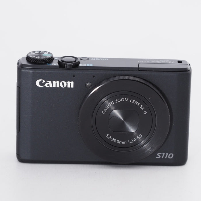 Canon キヤノン デジタルカメラ PowerShot S110 約1210万画素 F2.0 光学5倍ズーム ブラック PSS110(BK) #11478
