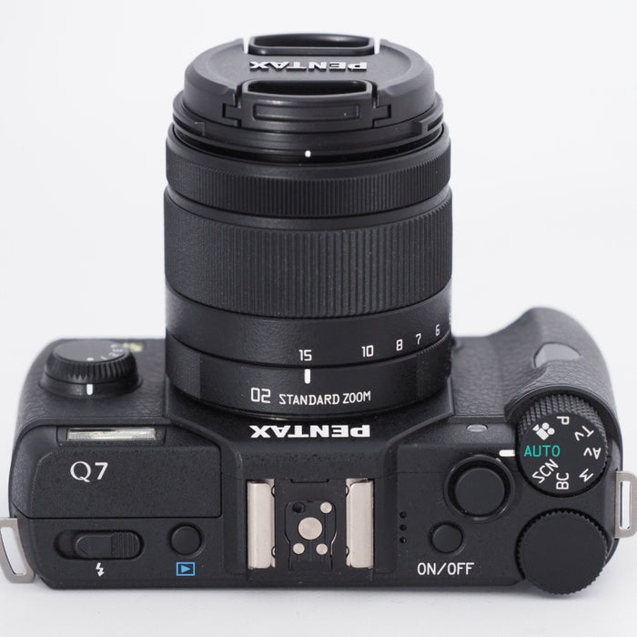 PENTAX ペンタックス ミラーレス一眼 Q7 ズームレンズキット [標準ズーム 02 STANDARD ZOOM] ブラック Q7 BLACK ZOOM LENSKIT 10722 #10650