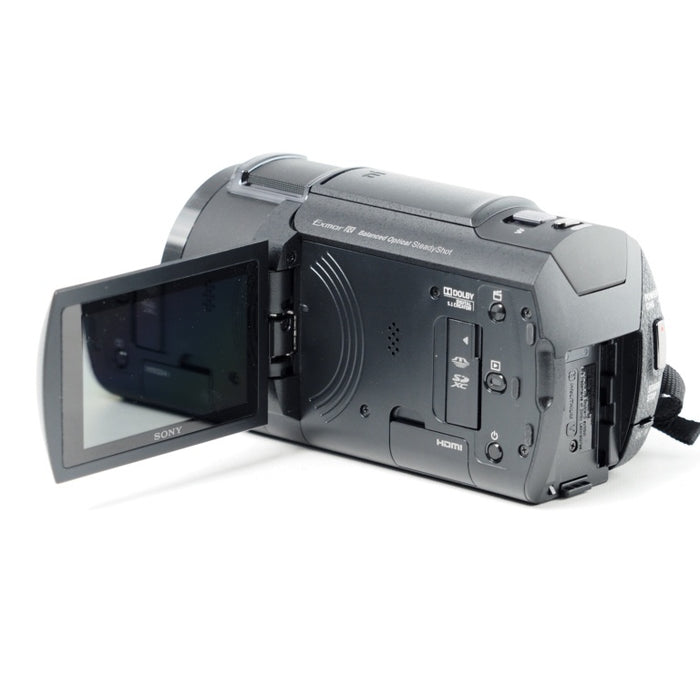 SONY ソニー 4K ビデオカメラ Handycam FDR-AX45A (2022年モデル) ブラック 内蔵メモリー64GB 光学ズーム20倍 空間光学手ブレ補正 FDR-AX45A B #14554