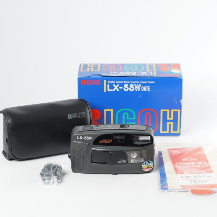 RICOH LX-55W DATE コンパクト フィルム カメラ f=34mm LENS レンズ #13643