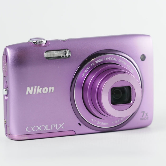 Nikon ニコン デジタルカメラ COOLPIX S3500 光学7倍ズーム 有効画素数 2005万画素 オーキッドパープル S3500PP #13799
