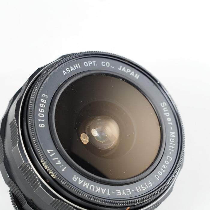 Asahi Pentax ペンタックス Fish Eye Takumar 17mm F4 Lens For M42 魚眼レンズ フィッシュアイ #13642