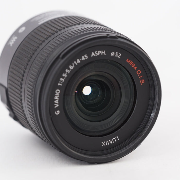 Panasonic パナソニック ルミックス G VARIO 14-45mm/F3.5-5.6 ASPH/MEGA O.I.S. H-FS014045 標準ズームレンズ マイクロフォーサーズ用 #13448