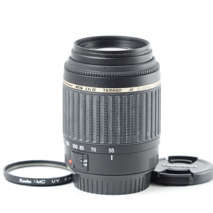 TAMRON タムロンAF 55-200mm F/4-5.6Di II LD MACRO キヤノンEFマウント用 A15E #14477