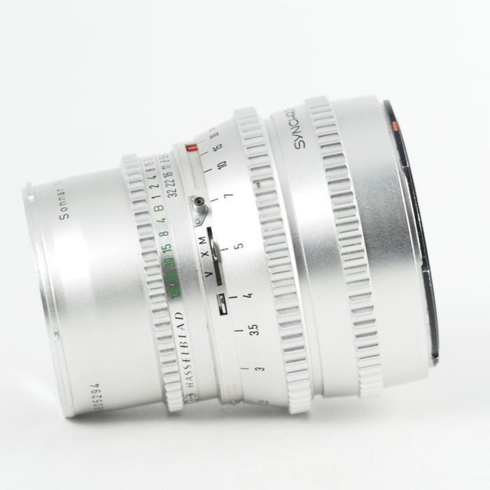HASSELBLAD Carl Zeiss Sonnar C 150mm F4 シルバー ハッセルブラッド Vマウント ケース付き #13657