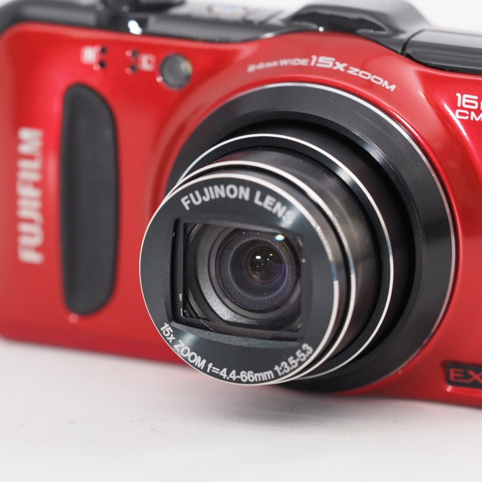 FUJIFILM デジタルカメラ FinePix F600EXR レッド 1600万画素 広角24mm光学15倍 F FX-F600EXR R #13094