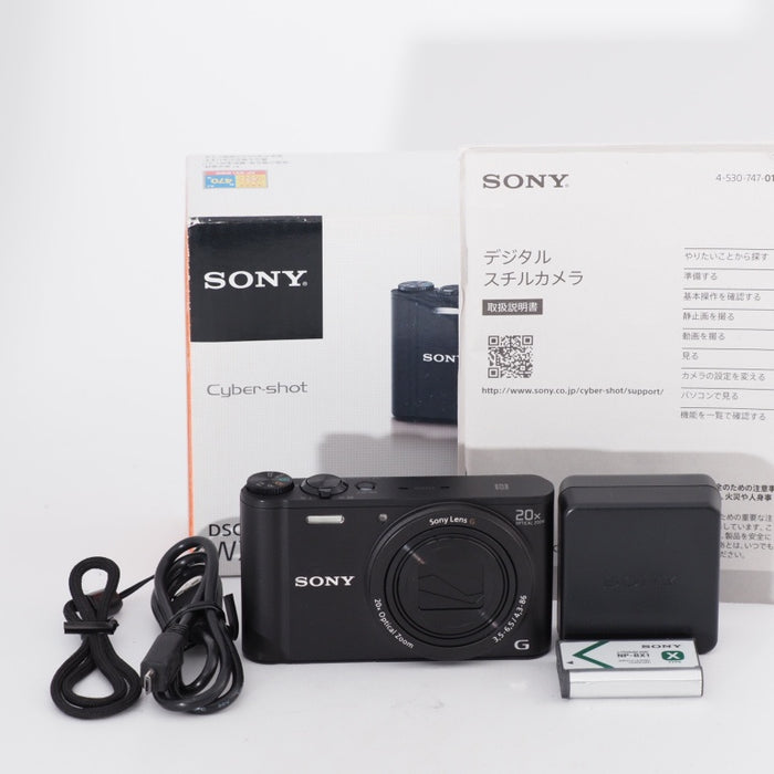 SONY ソニー デジタルカメラ Cyber-shot WX350 光学20倍 サイバーショット ブラック DSC-WX350-B #11274