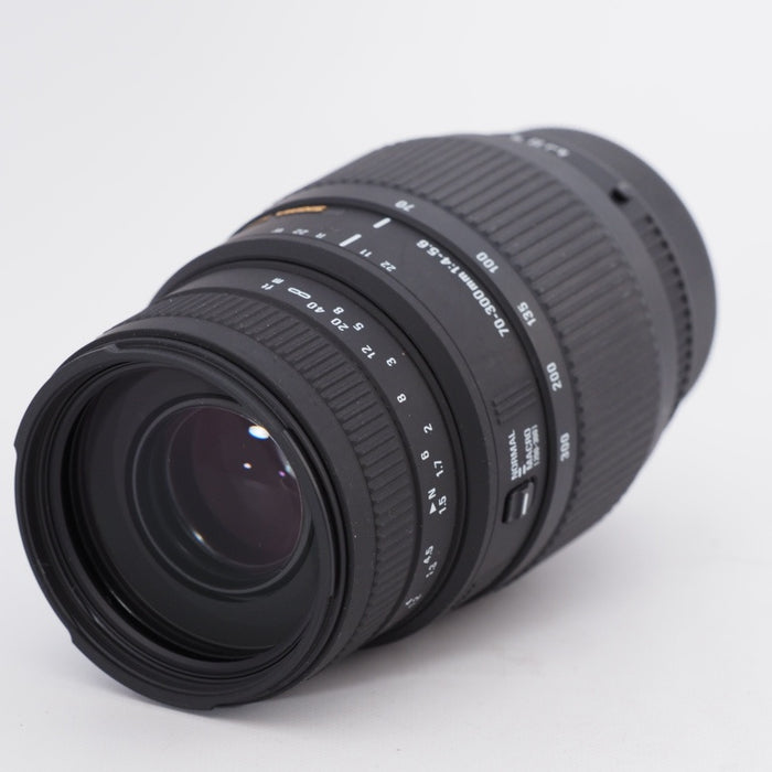 SIGMA シグマ 望遠ズームレンズ 70-300mm F4-5.6 DG MACRO ペンタックス Kマウント フルサイズ対応 509453 #10140