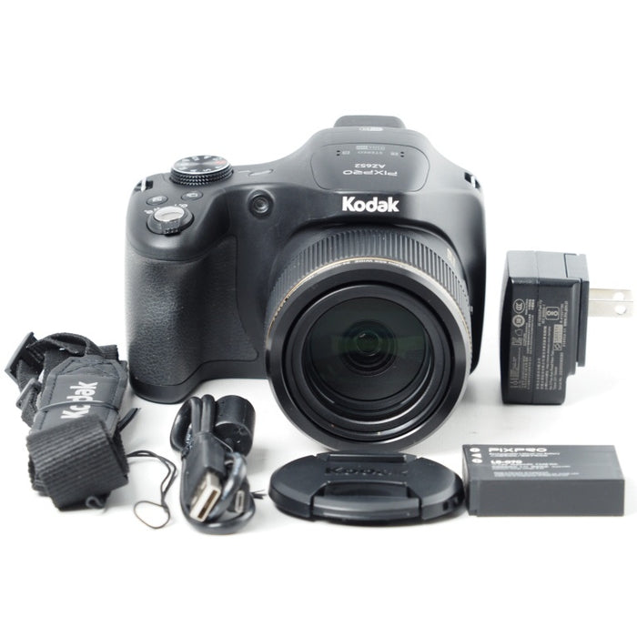 Kodak PIXPRO Astro Zoom AZ652-BK 20MP デジタルカメラ 65X Optical Zoom and 3" LCD ブラック #14638