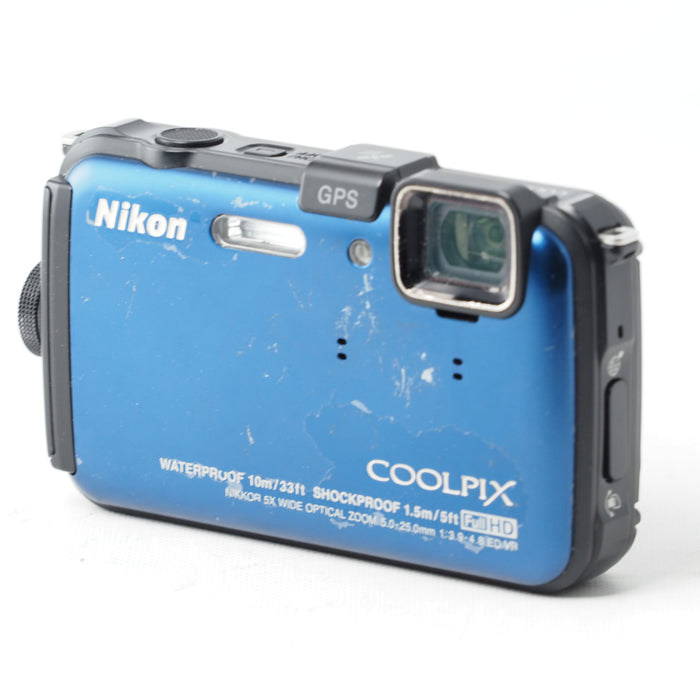 Nikon デジタルカメラ COOLPIX AW100 オーシャンブルー AW100BL #15792