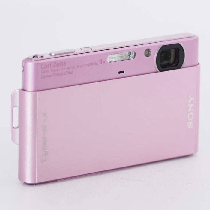 SONY ソニー デジタルカメラ Cyber-Shot サイバーショット T77 (1010万画素/光学x4/3.0型タッチパネル液晶) ピンク DSC-T77/P  #11790