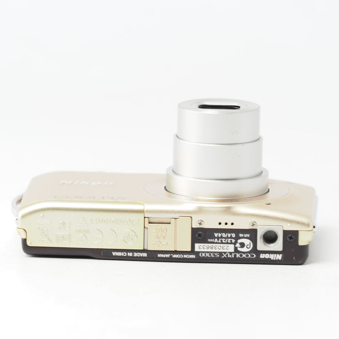 Nikon デジタルカメラ COOLPIX (クールピクス) S3300 スイートゴールド S3300GL #15681