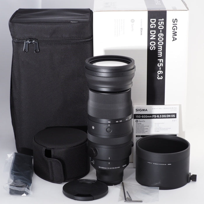 SIGMA シグマ  望遠ズームレンズ 150-600mm F5-6.3 DG DN OS Sports ミラーレス用 SONY Eマウント #11372