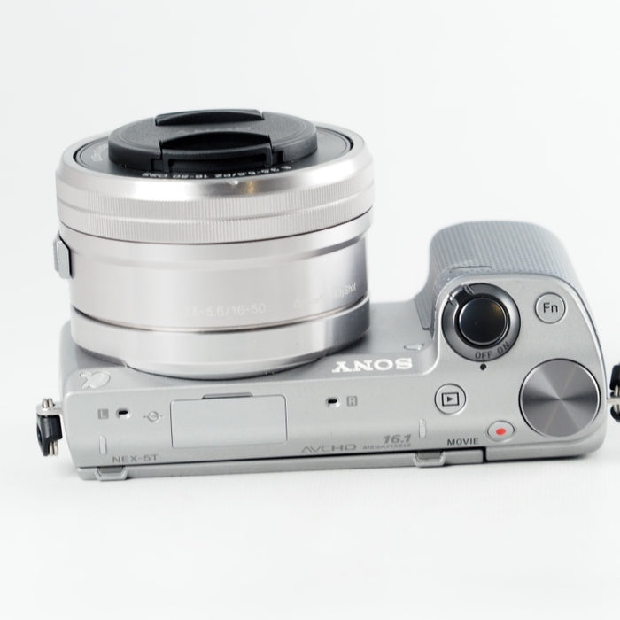 SONY ソニー デジタル一眼カメラ NEX-5T パワーズームレンズキット シルバー NEX-5T NEX-5TL-S #13786