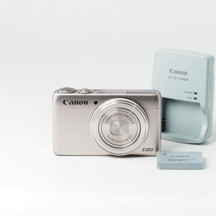 Canon キヤノン デジタルカメラ PowerShot S120 (シルバー) F値1.8 広角24mm 光学5倍ズーム PSS120(SL) #14830