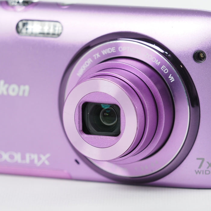 Nikon ニコン デジタルカメラ COOLPIX S3500 光学7倍ズーム 有効画素数 2005万画素 オーキッドパープル S3500PP #13799