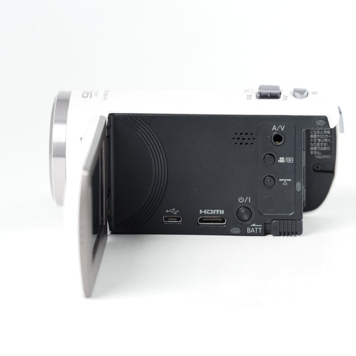 Panasonic パナソニック HDビデオカメラ V360MS 16GB 高倍率90倍ズーム ホワイト HC-V360MS-W #14224