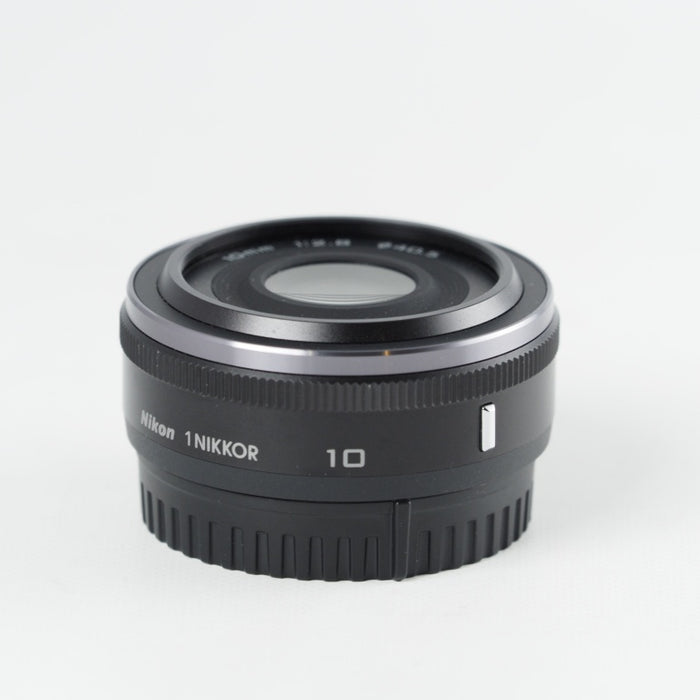 Nikon 1 NIKKOR 10mm f/2.8 ブラック ニコン 単焦点レンズ CXフォーマット #13725