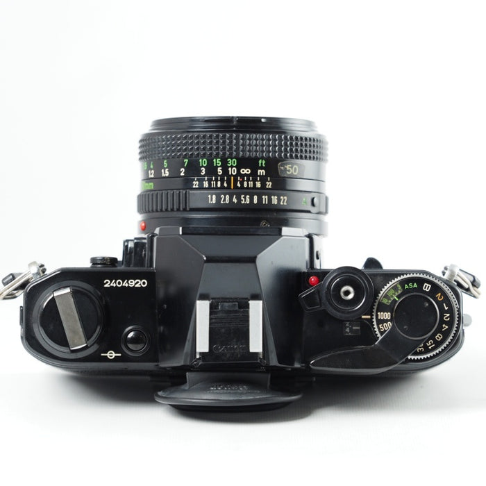 Canon AE-1 + New FD 50mm F1.8 MF一眼レフ フイルムカメラ #13911