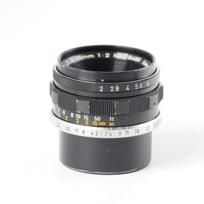 Canon キヤノン 35mm F2 レンズ Leica ライカ L39 マウント #13955
