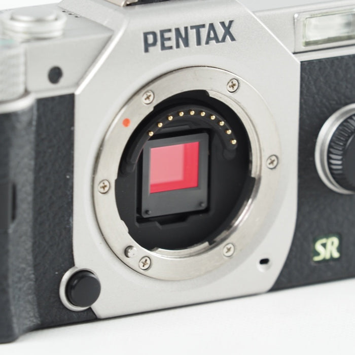 PENTAX ミラーレス一眼 Q7 ダブルズームキット シルバー [標準ズーム 02 STANDARD ZOOM ・望遠ズーム 06 TELEPHOTO ZOOM]  Q7 SILVER WZOOM KIT 11533 #13835