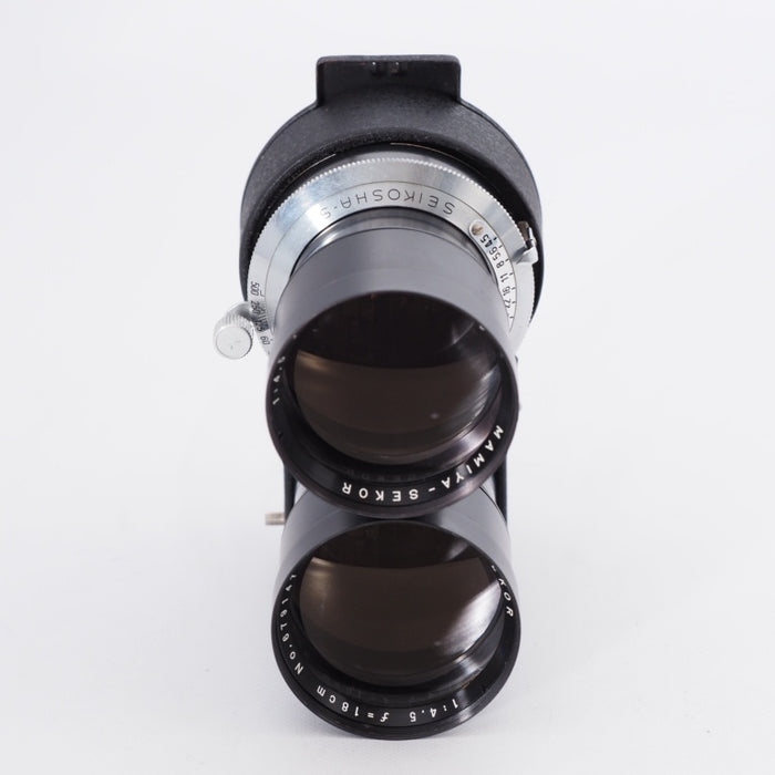 Mamiya マミヤ MAMIYA-SEKOR SUPER 1:4.5 f=180mm 二眼レフ カメラ レンズ ケース #9280