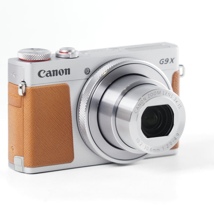 Canon コンパクトデジタルカメラ PowerShot G9 X Mark II シルバー 1.0型センサー/F2.0レンズ/光学3倍ズーム PSG9XMARKIISL #13999
