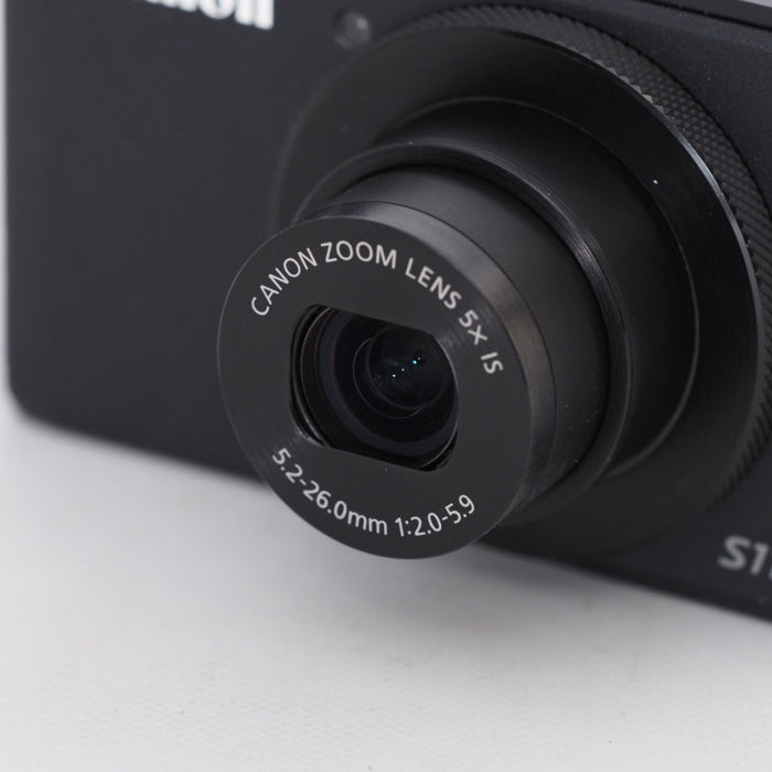 Canon キヤノン デジタルカメラ PowerShot S110 約1210万画素 F2.0 光学5倍ズーム ブラック PSS110(BK) #11478