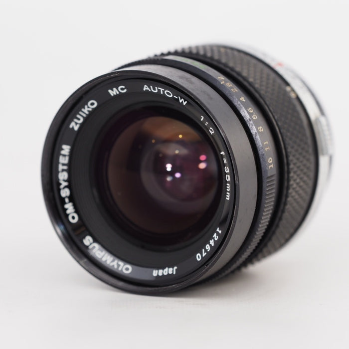 OLYMPUS M.ZUIKO AUTO 35mm F2 オリンパス OMマウント #13478