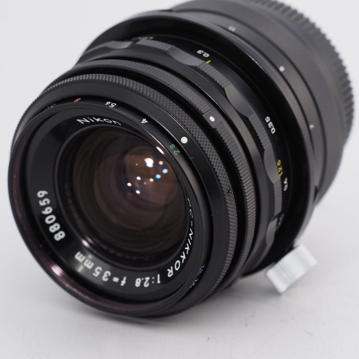 Nikon ニコン PC-NIKKOR 35mm F2.8 Fマウント 旧型 広角 単焦点 シフトレンズ MF一眼レフ用交換レンズ #11018