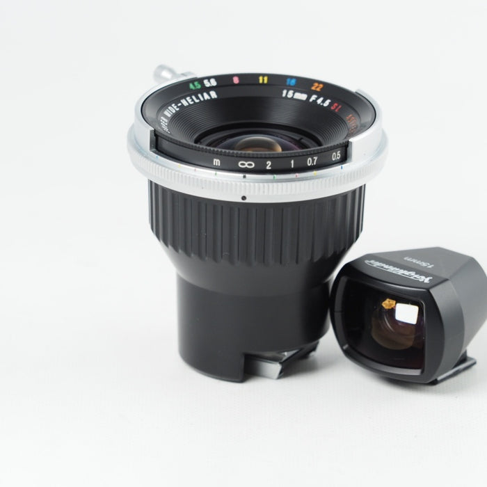 Voigtlander SUPER WIDE-HELIAR 15mm F4.5 SL ASPHERICAL 専用ビューファインダー付属  Nikon ニコン Fマウント用 フォクトレンダー #14321