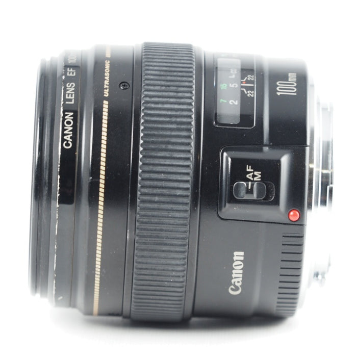 Canon キヤノン 単焦点中望遠レンズ EF100mm F2 USM フルサイズ対応 #14015
