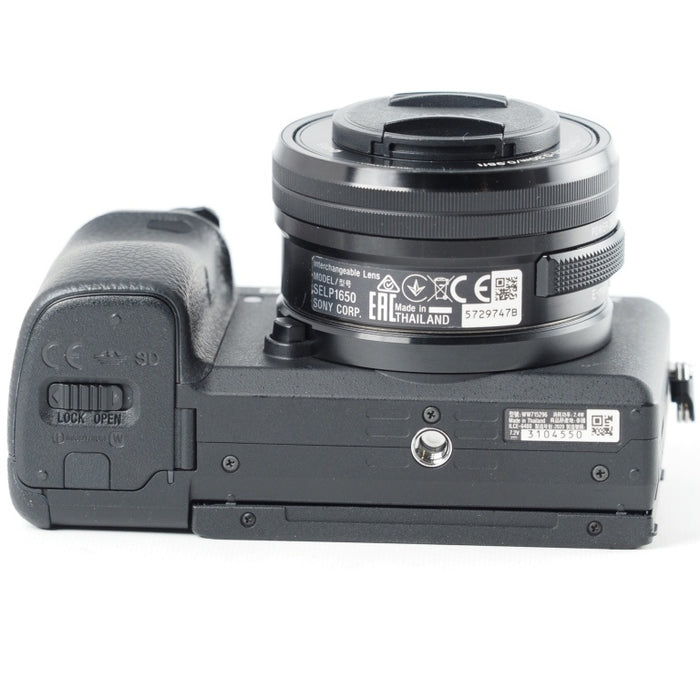 SONY ミラーレス一眼 α6400 ダブルズームレンズキット ILCE-6400Y BSELP1650 F3.5-5.6+SEL55210 F4.5-6.3 SEL55210 ブラック 【望遠レンズ付きキット】 #13992