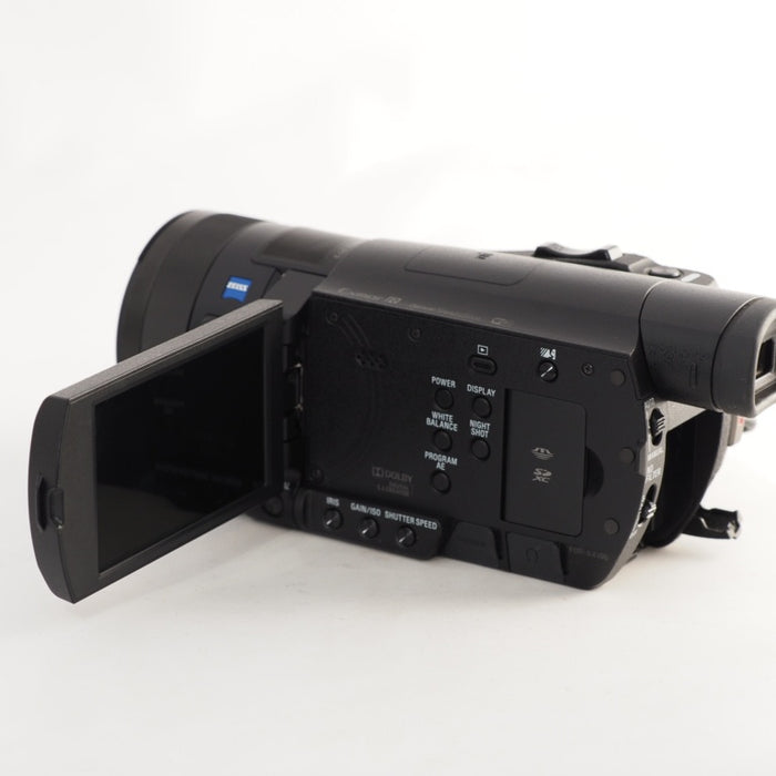 SONY ソニー ビデオカメラ Handycam FDR-AX100 4K 光学12倍 ブラック 海外言語対応モデル #13383