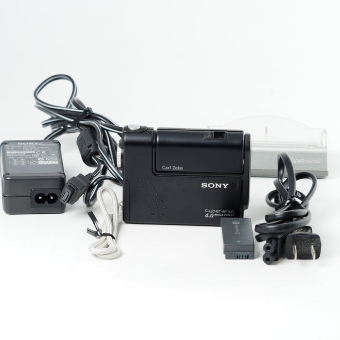 SONY Cyber-shot DSC-F77 400万画素 ブラック ソニー コンパクトデジタルカメラ 回転レンズ Carl Zeissレンズ #14609