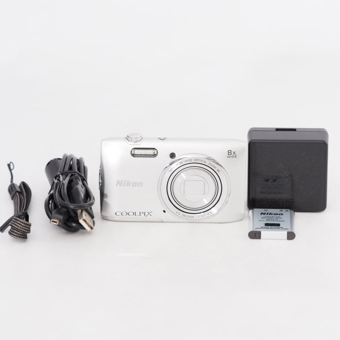 Nikon ニコン デジタルカメラ COOLPIX S3600 8倍ズーム 2005万画素 クリスタルシルバー S3600SL #13367
