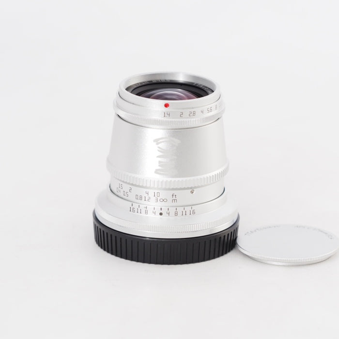 TTArtisan 17mm f/1.4 C ASPH ニコンZマウント レンズ APS-C 銘匠光学 シルバー Zfc Z50などに対応（35mm判換算：26mm相当）#13264