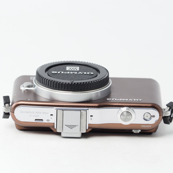 OLYMPUS PEN mini E-PM1 ボディ ブラウン #15471