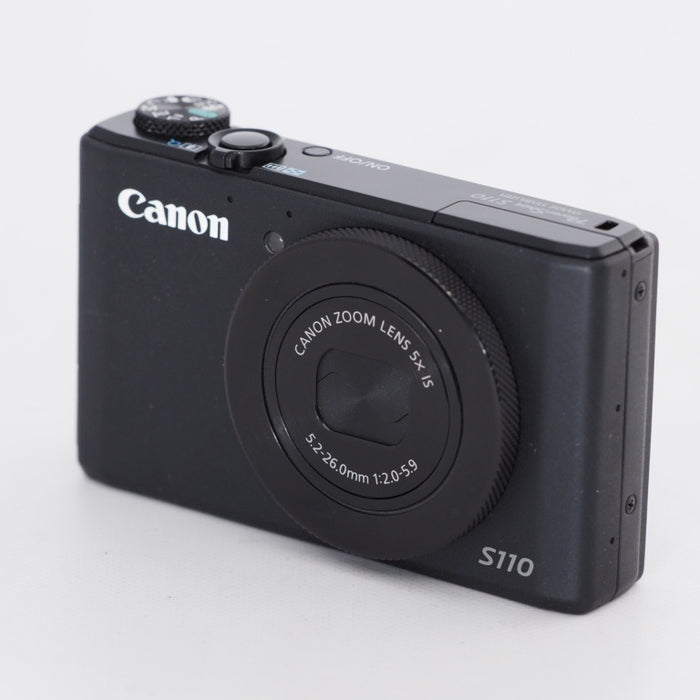 Canon キヤノン デジタルカメラ PowerShot S110 約1210万画素 F2.0 光学5倍ズーム ブラック PSS110(BK) #11478