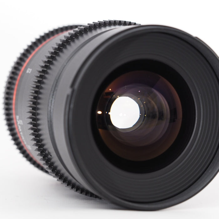 SAMYANG VDSLR 24mm T1.5 キヤノン EF用 サムヤン 動画用単焦点広角レンズ 映画撮影等 フルサイズ対応 #12973