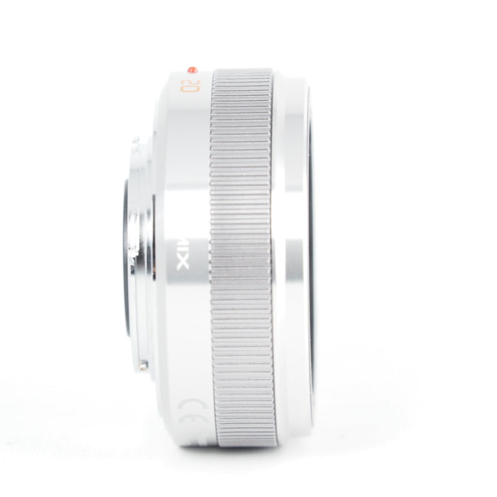 Panasonic パナソニック 単焦点レンズ マイクロフォーサーズ用 ルミックス G 20mm/F1.7 II ASPH. シルバー H-H020A-S #13752