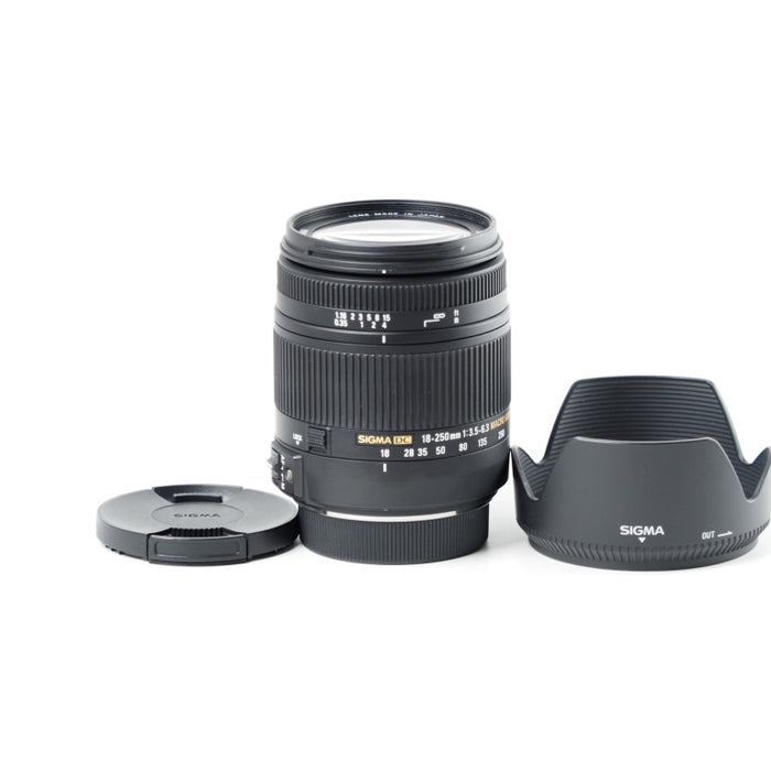 SIGMA 高倍率ズームレンズ 18-250mm F3.5-6.3 DC MACRO HSM ペンタックス Kマウント用 APS-C専用 #14069