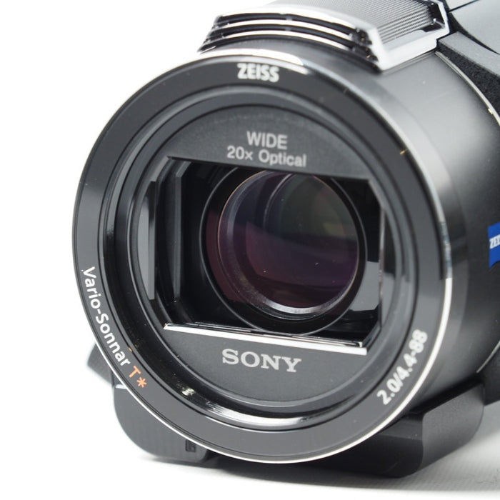 SONY ソニー 4K ビデオカメラ Handycam FDR-AX45A (2022年モデル) ブラック 内蔵メモリー64GB 光学ズーム20倍 空間光学手ブレ補正 FDR-AX45A B #14554
