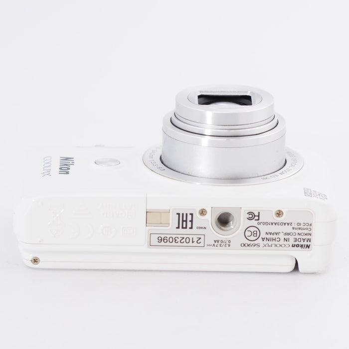 Nikon ニコン コンパクトデジタルカメラ COOLPIX S6900 12倍ズーム 1602万画素 ナチュラルホワイト S6900WH #9714