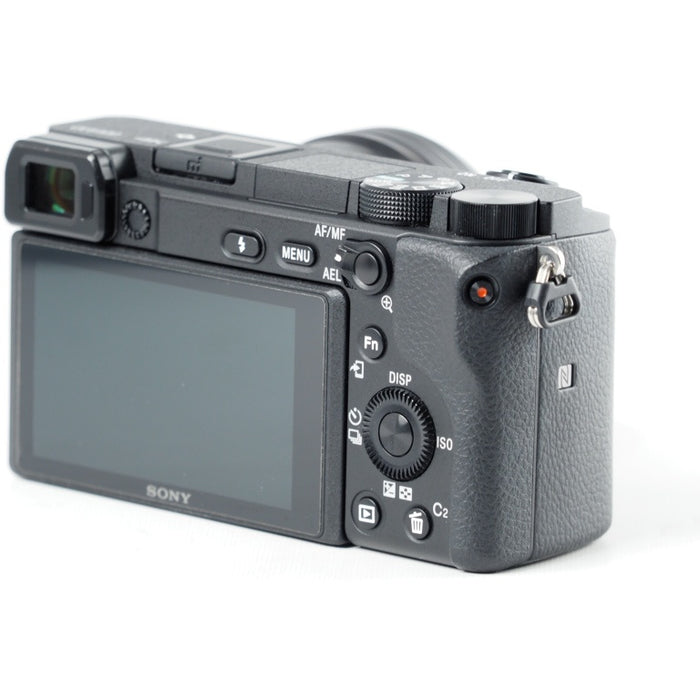 SONY ミラーレス一眼 α6400 ダブルズームレンズキット ILCE-6400Y BSELP1650 F3.5-5.6+SEL55210 F4.5-6.3 SEL55210 ブラック 【望遠レンズ付きキット】 #13992