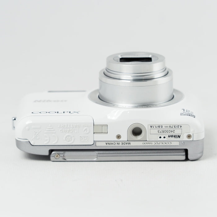 Nikon デジタルカメラ COOLPIX S6600 ナチュラルホワイト S6600WH #14391