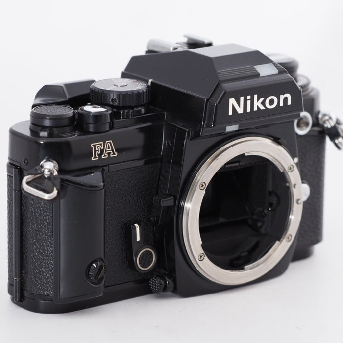 Nikon ニコン フィルム一眼レフ FA ブラック ボディ データバック（MF-16）つき #11709