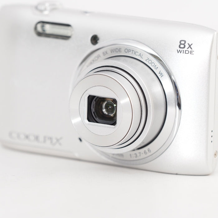 Nikon ニコン デジタルカメラ COOLPIX S3600 8倍ズーム 2005万画素 クリスタルシルバー S3600SL #13367